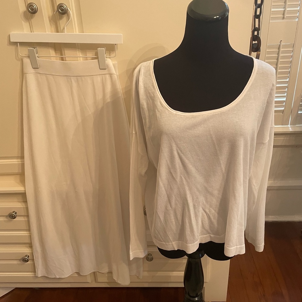 Zara top and skirt